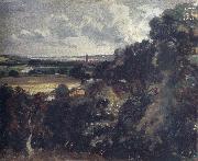 Dedham from near Gun Hill,Langham, John Constable